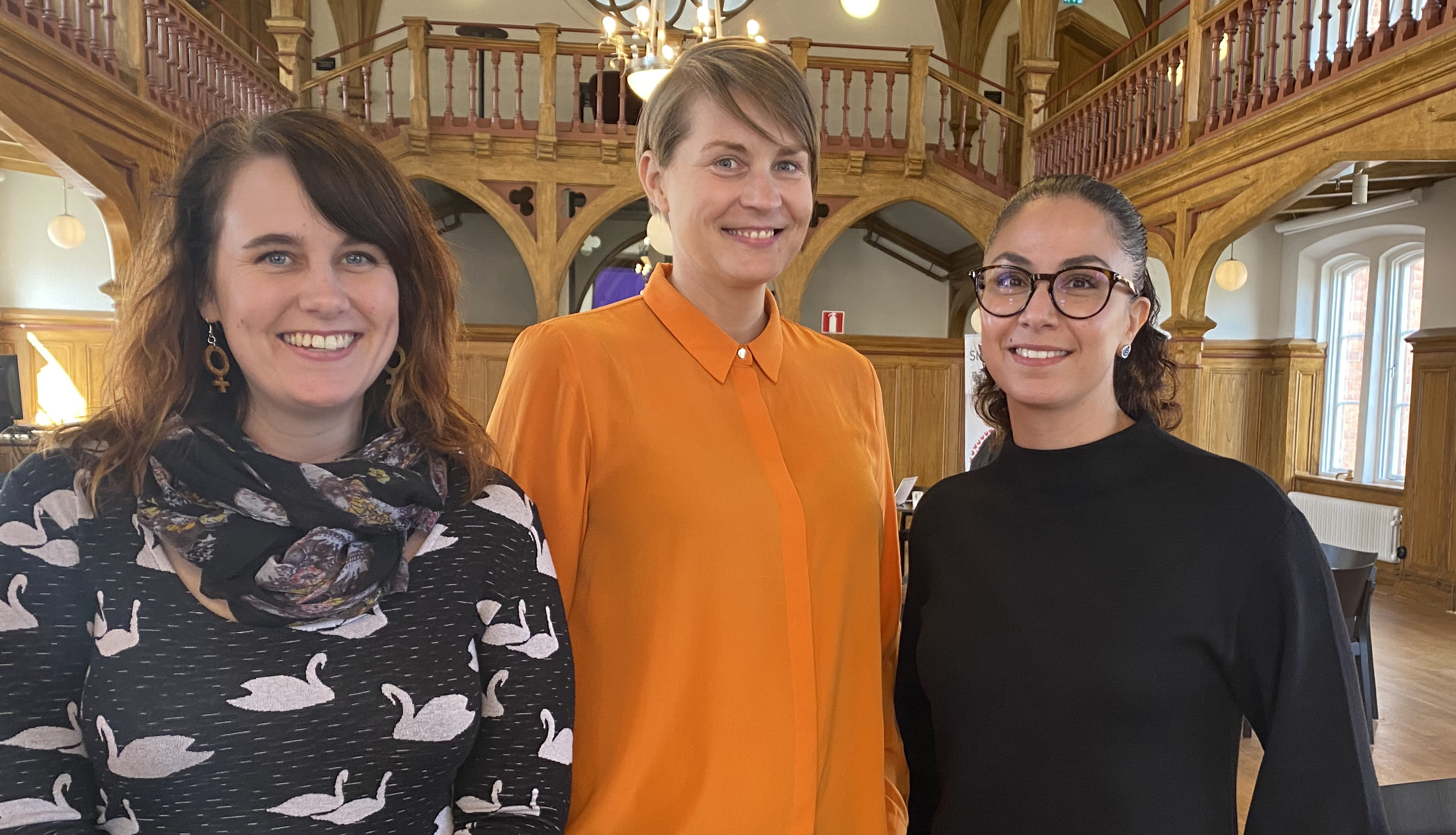 Nadja Wahlborg, Åsa Ekman och Iman el Awad