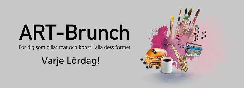 ART-Brunch, för ungdomar som gillar mat och konst i dess alla former. Varje lördag med start 4:e februari på Stureplan.