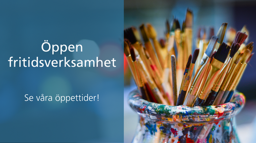 Öppettider i den öppna fritidsverksamheten på Stureplan