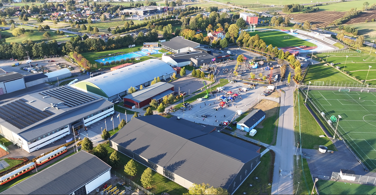 Översiktsbild på Vilans fritidsområde